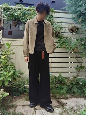 「アイテム（キーケース/キーアクセサリー）」を使った、Siyouさん（メンズ・172cm）の秋コーディネート