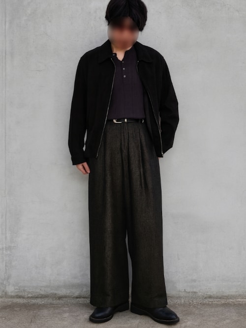 LIDNM（リドム）の「SUPER SOFT SHEEP SUEDE ZIP（ブルゾン）」 - WEAR