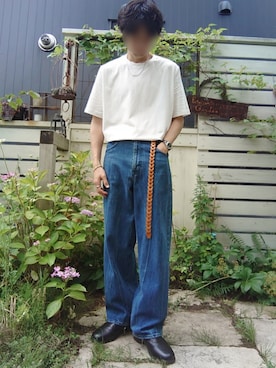 「Llife（ライフ）のアイテム（腕時計）」を使った、Siyouさん（メンズ・172cm）の夏コーディネート