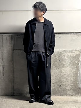 「アイテム（ドレスシューズ）」を使った、Siyouさん（メンズ・172cm）の秋コーディネート