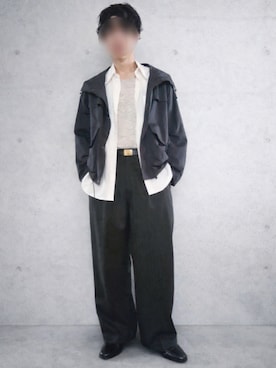 「Llife（ライフ）のアイテム」を使った、Siyouさん（メンズ・172cm）の秋コーディネート