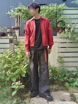 「アイテム（リング）」を使った、Siyouさん（メンズ・172cm）の夏コーディネート