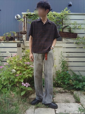 「アイテム（腕時計）」を使った、Siyouさん（メンズ・172cm）の夏コーディネート