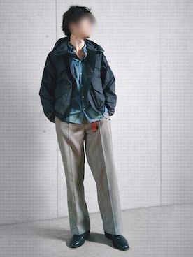 「Llife（ライフ）のアイテム」を使った、Siyouさん（メンズ・172cm）の春コーディネート