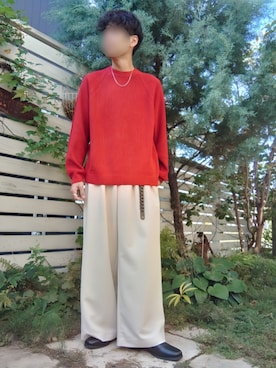 「アイテム（ブーツ）」を使った、Siyouさん（メンズ・172cm）の秋コーディネート