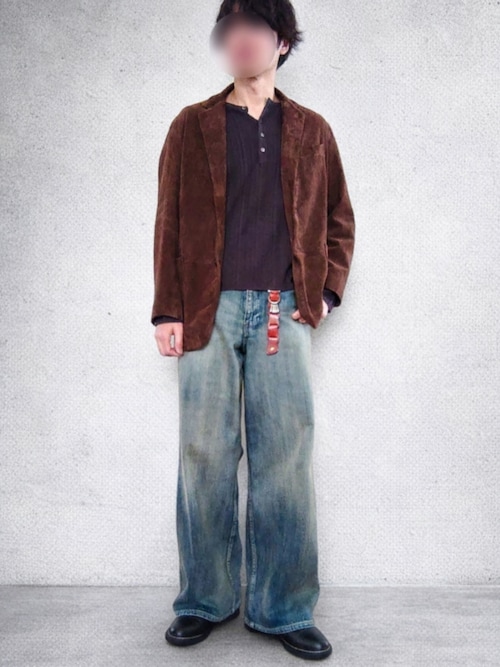 LIDNM(リドム)の「Goat Suede Tailored Jacket(テーラード LIDNM(リドム)の「Goat Suede Tailored Jacket(テーラード