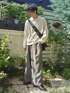 「アイテム（財布/小物）」を使った、Siyouさん（メンズ・172cm）の秋コーディネート