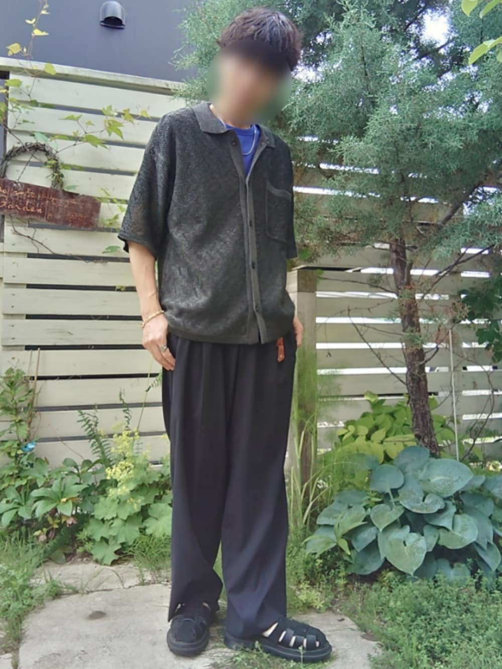 スーツ lidnm SUMMER WOOL WIDE SLACKS LIDNM（リドム）の「SUMMER WOOL SLACKS（スラックス）」 - WEAR