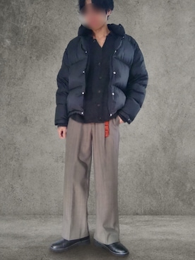 「アイテム（キーケース/キーアクセサリー）」を使った、Siyouさん（メンズ・172cm）の冬コーディネート