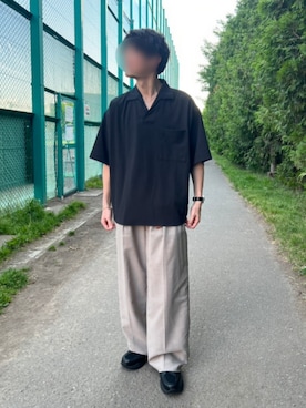 「Llife（ライフ）のアイテム」を使った、Siyouさん（メンズ・172cm）の夏コーディネート