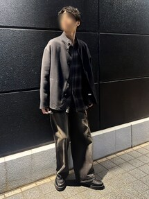 LIDNM（リドム）の「WOOL MILLED REVER BLOUSON（ブルゾン