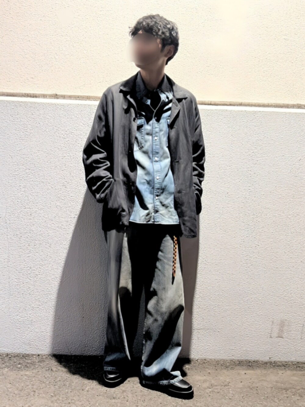 LIDNM（リドム）の「SEMI WIDE HERITAGE DENIM PANTS（デニム