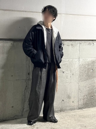 LIDNM（リドム）の「WILD SILK PADDED BLOUSON（ブルゾン）」 - WEAR