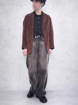 「LIDNM（リドム）のアイテム」を使った、Siyouさん（メンズ・172cm）の春コーディネート