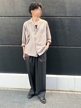 「LIDNM（リドム）のアイテム」を使った、Siyouさん（メンズ・172cm）の夏コーディネート
