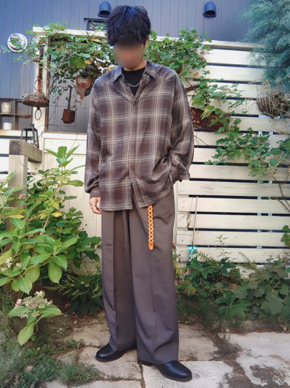 WYM LIDNM（ウィム バイ リドム）の「SEMI WIDE STRAIGHT WOOLY