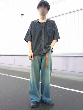 「アイテム（タンクトップ）」を使った、Siyouさん（メンズ・172cm）の夏コーディネート
