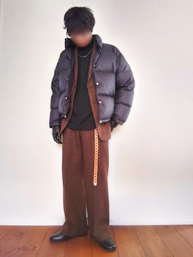 「アイテム（テーラードジャケット）」を使った、Siyouさん（メンズ・172cm）の秋コーディネート