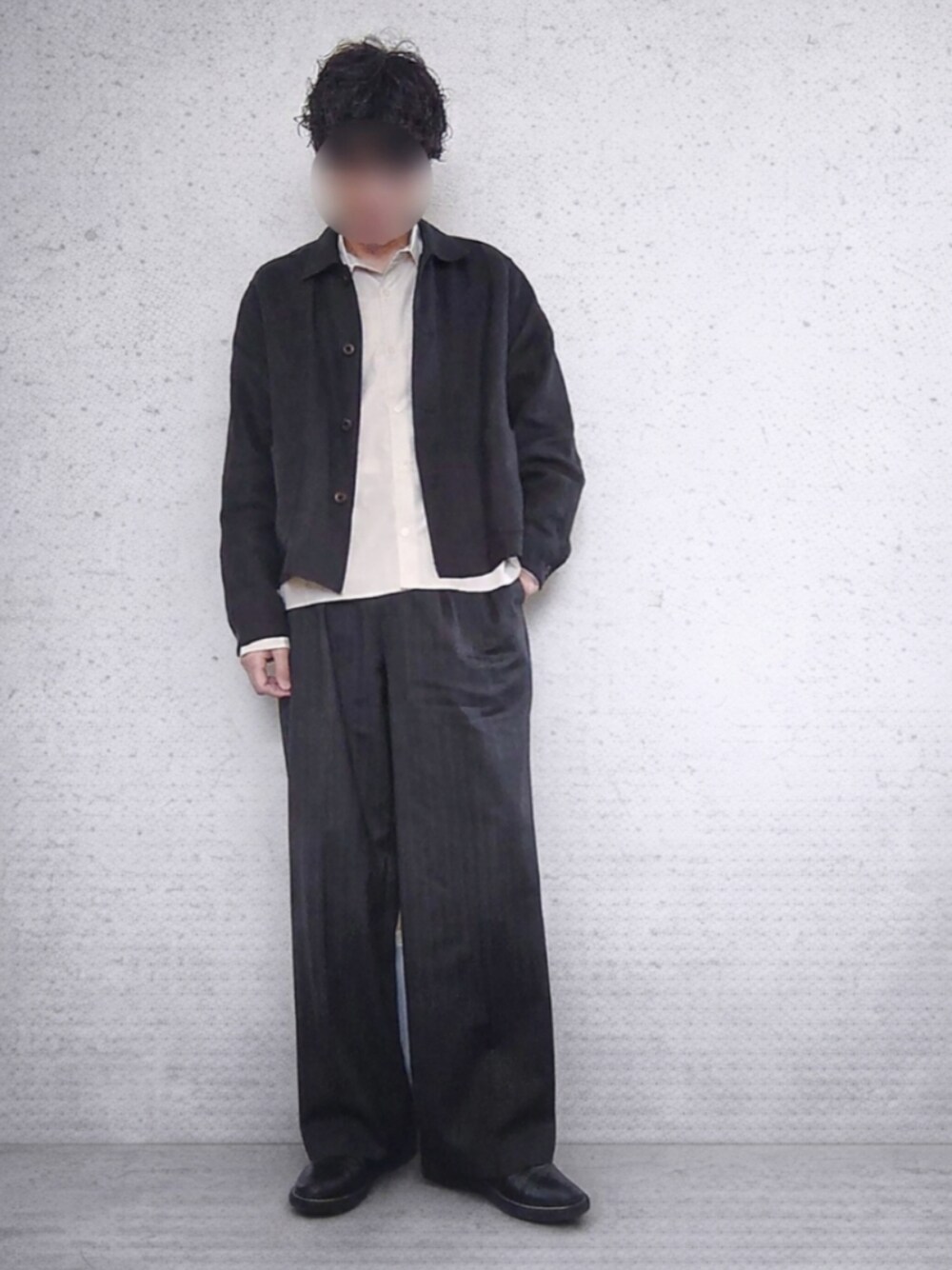 LIDNM（リドム）の「Wool Chalk Stripe Slacks（スラックス）」 - WEAR