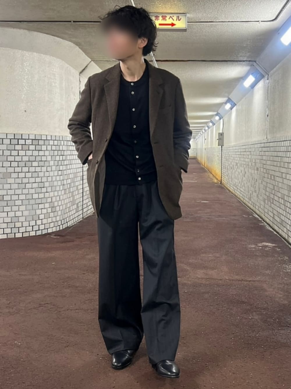 LIDNM（リドム）の「Wool Chalk Stripe Slacks（スラックス）」 - WEAR
