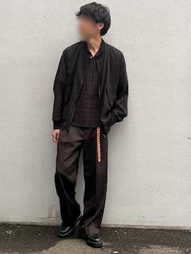 「スキッパーシャツ」｜Siyouさん（メンズ・172cm）の秋コーディネート