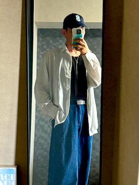 「アイテム（帽子）」を使った、kwish19さん（メンズ・172cm）の夏コーディネート