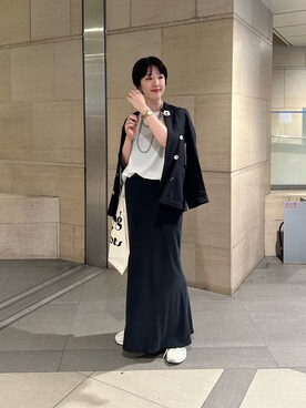 「SHENERY（シーナリー）のアイテム（テーラードジャケット）」を使った、GOTOU_171cmさん（レディース・171cm）の秋コーディネート