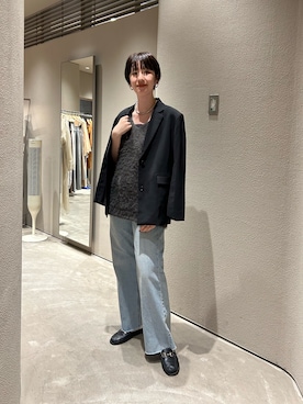 「SHENERY（シーナリー）のアイテム（テーラードジャケット）」を使った、GOTOU_171cmさん（レディース・171cm）の秋コーディネート
