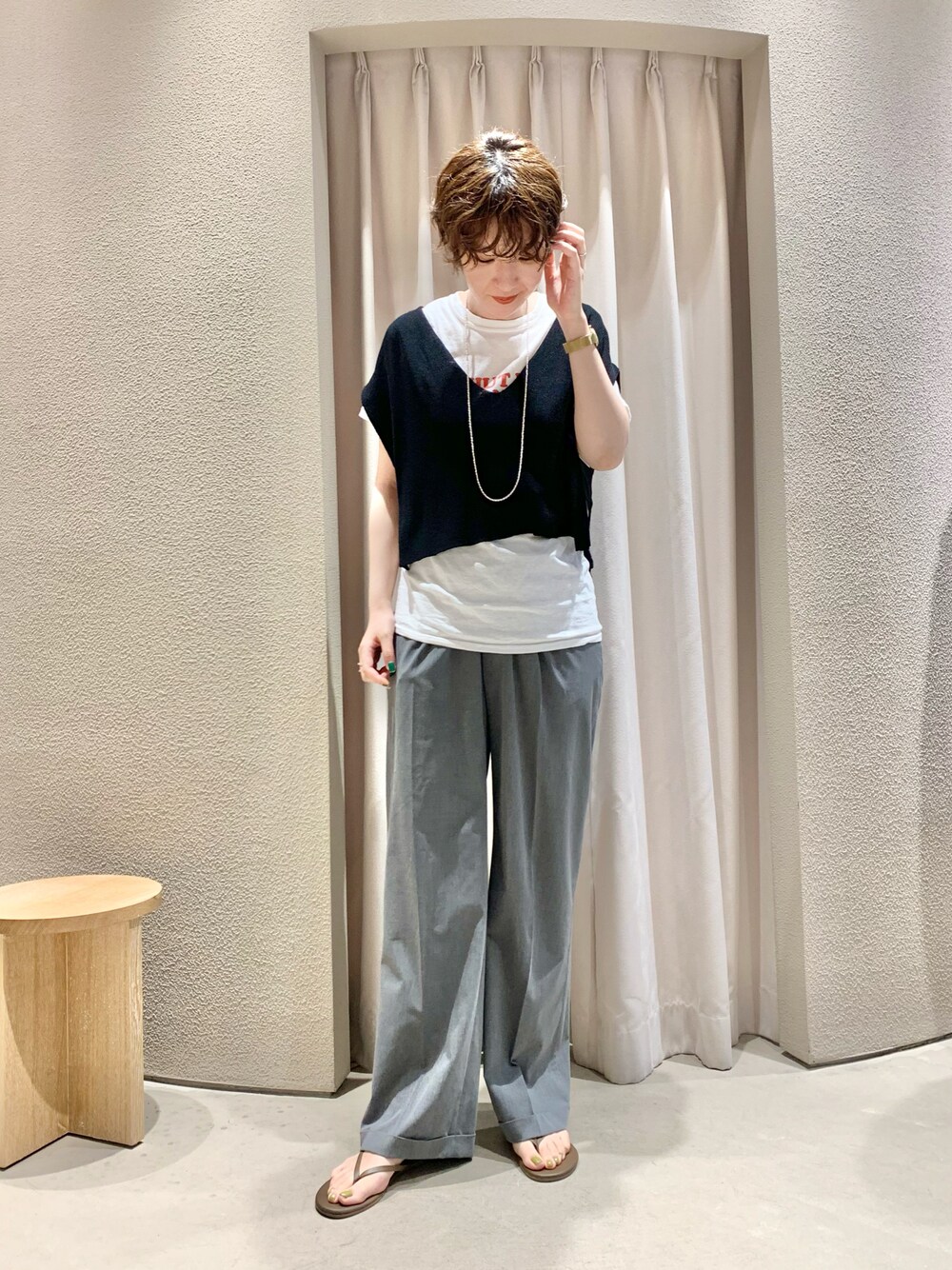 6（ロク）の「＜6(ROKU)＞SHUT UP AND SIT DOWN T-SHIRT/Tシャツ Ψ（T