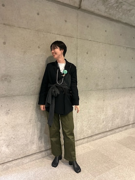 SHENERY シーナリー からみ織ダブルジャケット SHENERY（シーナリー