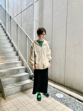 「SHENERY（シーナリー）のアイテム（ブルゾン）」を使った、GOTOU_171cmさん（レディース・171cm）の春コーディネート
