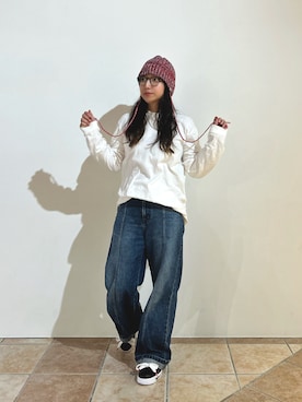 「Johnbull（ジョンブル）のアイテム」を使った、orhitoさん（レディース・157cm）の秋コーディネート
