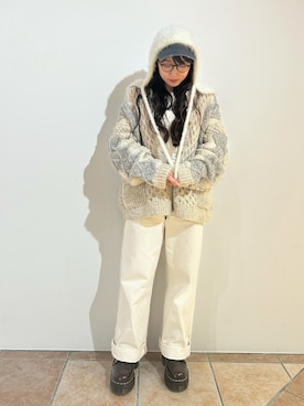 「アイテム（オールインワン・サロペット）」を使った、orhitoさん（レディース・157cm）の秋コーディネート