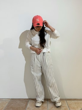 「9twenty」｜orhitoさん（レディース・157cm）の春コーディネート