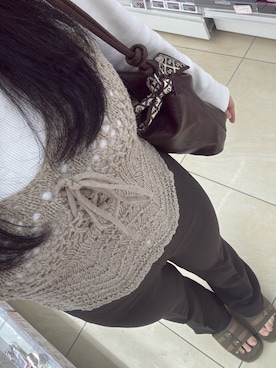 「RAY CASSIN（レイカズン）のアイテム」を使った、Hinataさん（レディース・157cm）の春コーディネート