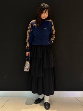 「ベッケンバウアー」｜「アイテム（ナイロンジャケット）」を使った、k.sさん（レディース・168cm）の秋コーディネート