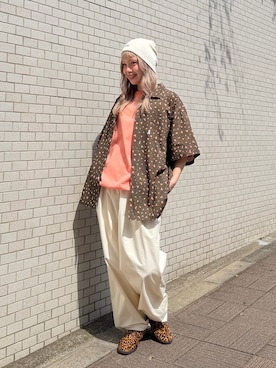 「KEBOZ（ケボズ）のアイテム」を使った、mayaさん（レディース・169cm）の春コーディネート