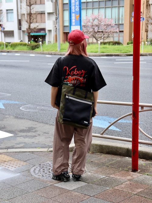 [FLARE UP]★25SS★韓国人気★Kaya Shirred T-Shirt A'GEM/9 × .kom『SINCITY/シンシティ』VIBRATE CIRCLE T-SHIRT