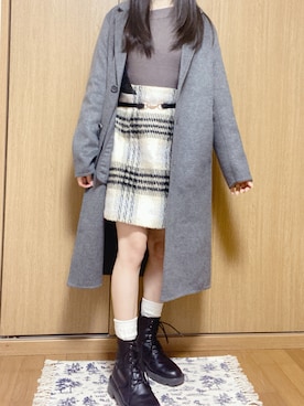 「31 Sons de mode（トランテアン　ソン　ドゥ　モード）のアイテム」を使った、りりさん（レディース・149cm）の秋コーディネート