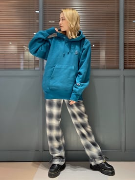 蛭田彩華さん(レディース・161cm)の秋コーディネート