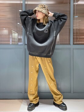 蛭田彩華さん(レディース・161cm)の秋コーディネート
