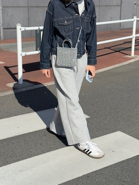 「UNIQLO（ユニクロ）のアイテム（デニムジャケット）」を使った、mayaさん（レディース・160cm）の冬コーディネート