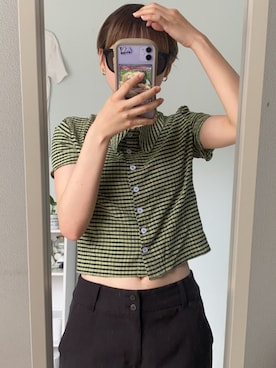 「iFace（アイフェイス）のアイテム」を使った、gcm0711さん（レディース・153cm）の夏コーディネート