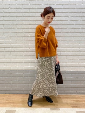 「仙台」｜「アイテム（その他）」を使った、Meguさん（レディース・158cm）の秋コーディネート