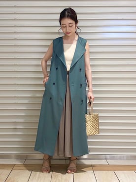 「いいね返し」｜「アイテム（ワンピース/ドレス）」を使った、Meguさん（レディース・158cm）の秋コーディネート