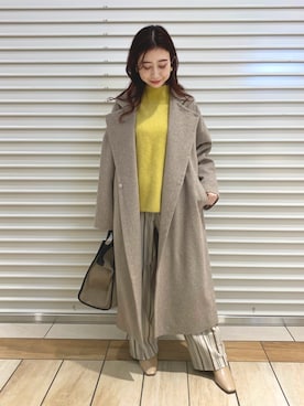 「仙台」｜「アイテム（その他アウター）」を使った、Meguさん（レディース・158cm）の秋コーディネート