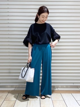 「仙台」｜「アイテム（その他）」を使った、Meguさん（レディース・158cm）の夏コーディネート
