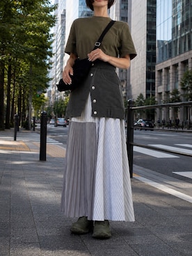 「MARECHAL TERRE（マルシャルテル）のアイテム」を使った、MARECHAL TERREさん（レディース・153cm）の夏コーディネート