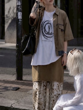「MARECHAL TERRE（マルシャルテル）のアイテム」を使った、MARECHAL TERREさん（レディース・167cm）の春コーディネート