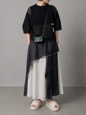 「MARECHAL TERRE（マルシャルテル）のアイテム」を使った、MARECHAL TERREさん（レディース・160cm）の春コーディネート